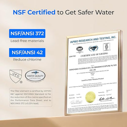 Waterdrop TK-AP Gravity Water Filter System, NSF/ANSI 42&372 Standard, Blue | Reduces Lead and Chlorine, Stainless Steel Water System with 2 Carbon Filters for Home, Emergencies, 2.25G