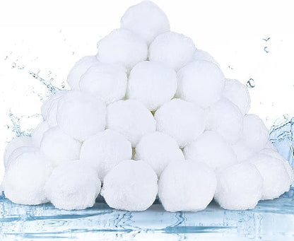 Pool Filter Balls 1.54lb – Eco-Friendly Filter Media for Sand Filters, High-Efficiency Replacement for Traditional Pool Sand, Compatible with Pools and Sand Pumps