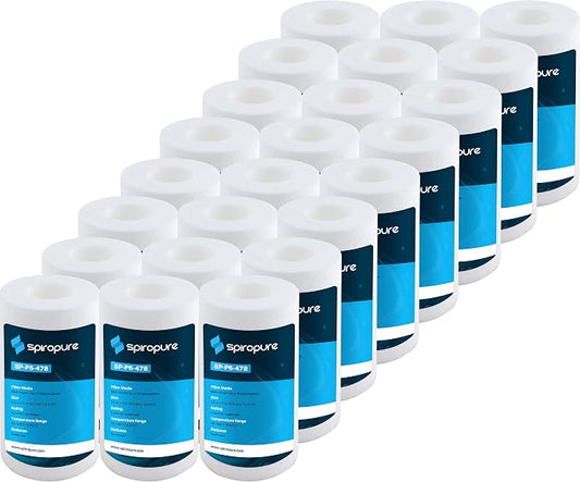 SpiroPure 5x2.5 5 Micron Sediment Water Filter SDC-25-0505 P5-478 (24 Pack)