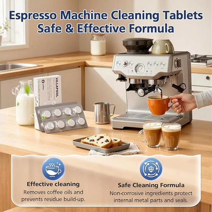 16 Pack BEC250 Espresso Cleaning Tablets Compatible with Breville Espresso Machine