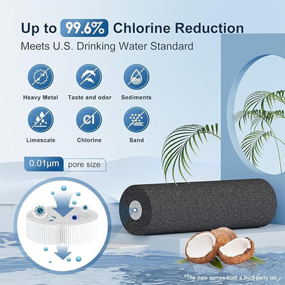 Black Purification Elements, Replacement for ProOne® and Berlkey® Big+ Gravity Water Filters System, NSF/ANSI 42&372 Certified Replacement Filter Elements, 0.01 Micron Filtration (2 Pack)