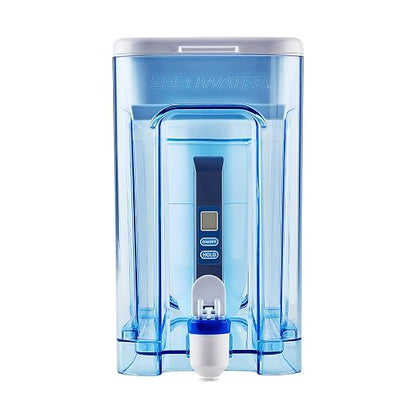 ZeroWater 32 Cup Ready-Read 5-Stage Water Filter Dispenser, NSF Certified to Reduce Lead and PFOA/PFOS, 3-Pack