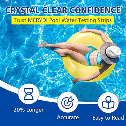 Saltwater Pool Test Strips, 0-8000 ppm, Salt Test Strips