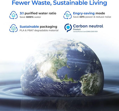 Waterdrop F1A Alkaline Mineral Filter, Replacement for X8-WAN & X12 & X12-WAB & X12-PRO & X16 & X16-BAS Tankless Reverse Osmosis System, Minerals Added, 12-month Lifetime