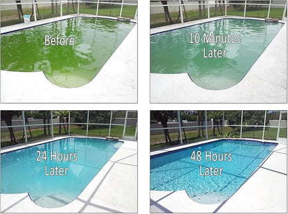 REVIVE! Swimming Pool Phosphate and Algae Remover Chemical for Pools - 32 oz