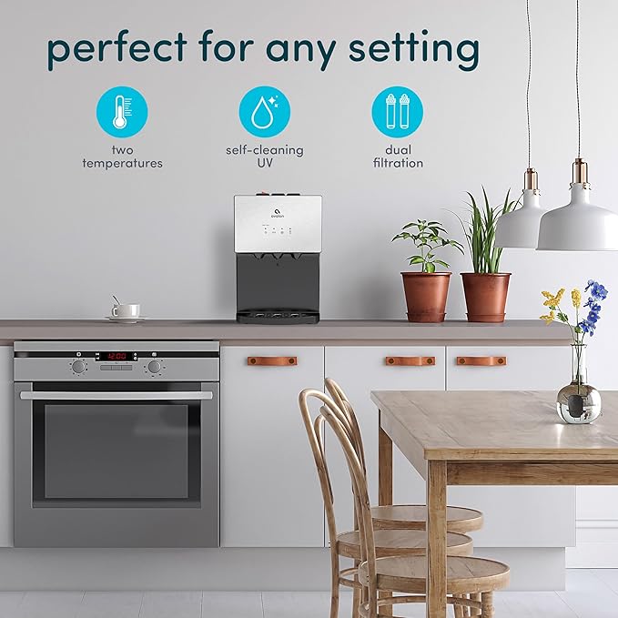 Avalon A12 Countertop Bottleless Water Dispenser, 3 Temperatures, Self Cleaning, Stainless Steel