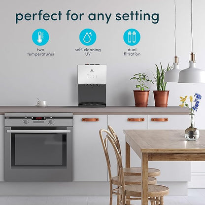 Avalon A12 Countertop Bottleless Water Dispenser, 3 Temperatures, Self Cleaning, Stainless Steel