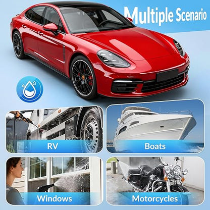 Spotless Water System for Car Wash with Bypass Switch, Deionized Water System for Car Wash with Resin, Spot Free Water Deionizer for Car Washing, Works for Vehicles, RV, Boats, Motorcycles