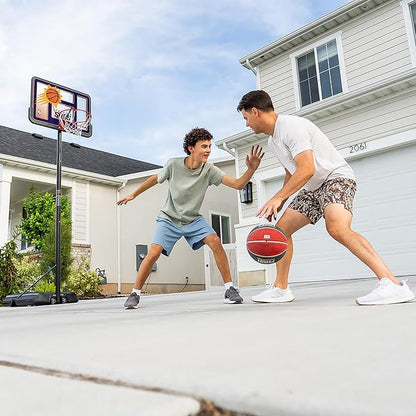 Lifetime NBA Phoenix Suns Portable Basketball Hoop, Adjustable Height 7.5-10 Ft, 44 Inch Shatterproof Fusion Backboard, Base with Wheels