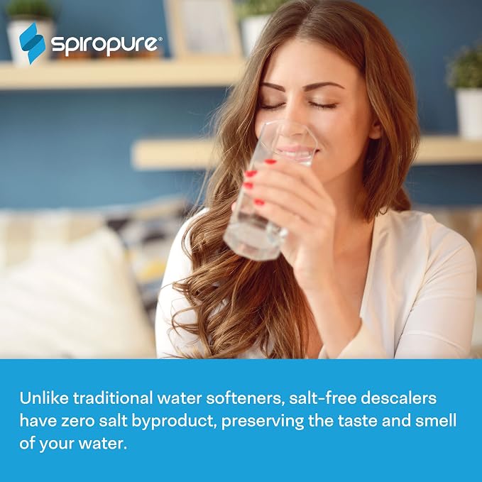 SpiroPure 10x4.5 Hard Water Filter Salt Free Softener Descale Polyphosphate