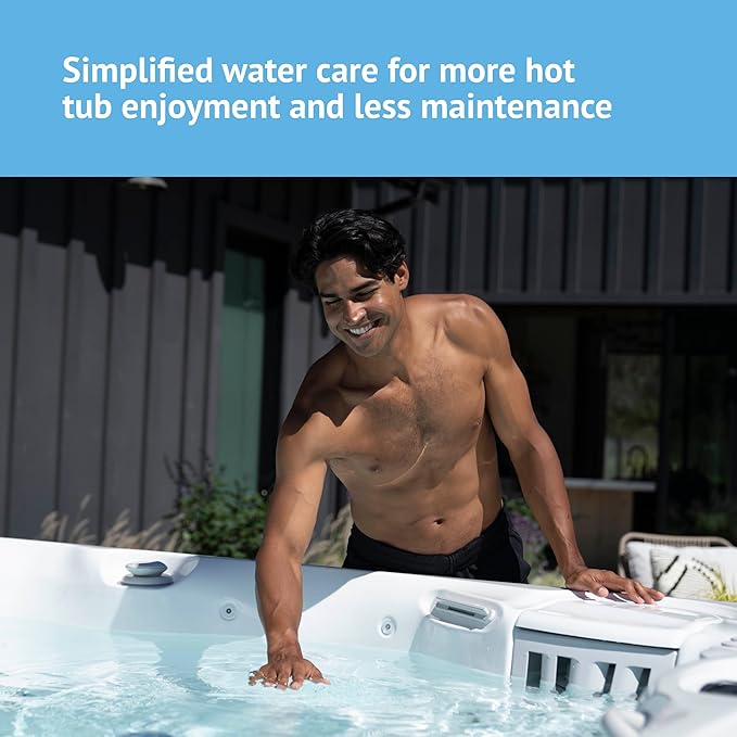 FreshWater Salt System Cartridge - Water Treatment Replacement Cartridge for Spas & Hot Tubs - Easy Maintenance - Supports Natural-Feeling Water to Help Prevent Dry Eyes & Itchy Skin (2 Pack)