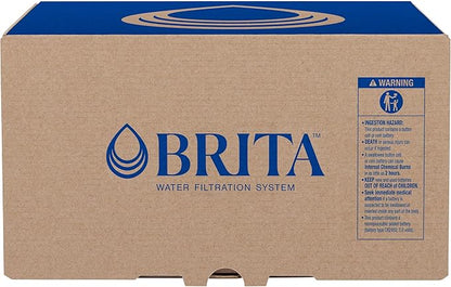 Brita 10 Cup Water Filter Pitcher, Reduces Chlorine, Mercury, Cadmium, Copper and More, Includes 1 Brita Plus Filter, BPA Free, Clear
