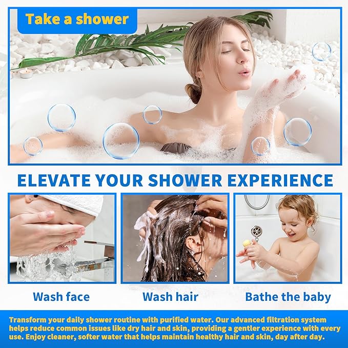 Replacement Filter for Showerheads & Water Purification Systems, Compatible with Afina (4 Pack)