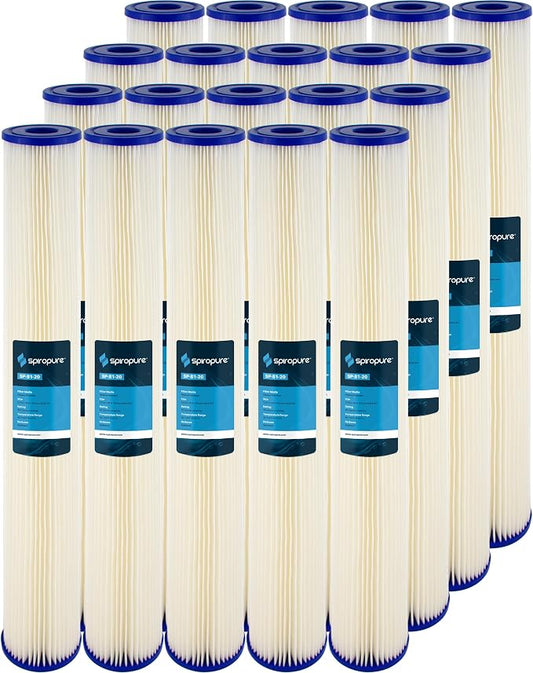 SpiroPure 20x2.5 20 Micron Sediment Water Filter S1-20 155303-43 (20 Pack)