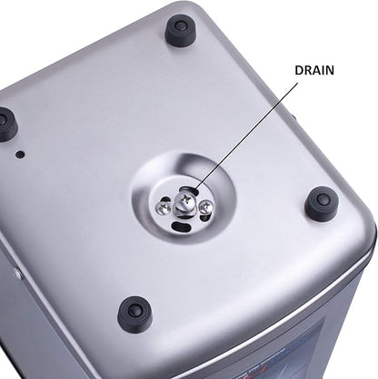 Ready Hot 41-RH-200-F570-CH Instant Hot Water Dispenser System, 2.5 Quarts Manual Dial Single Lever Hot Water Faucet, Polished Chrome