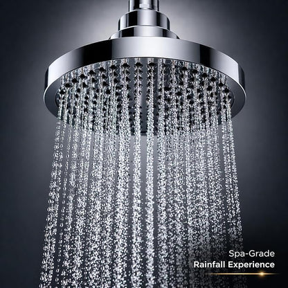 Filtered Shower Head for Hard Water – High Pressure Showerhead with 20-Stage Filter – Removes Chlorine & Heavy Metals – Improves Skin & Hair – Easy Install, Polished Chrome