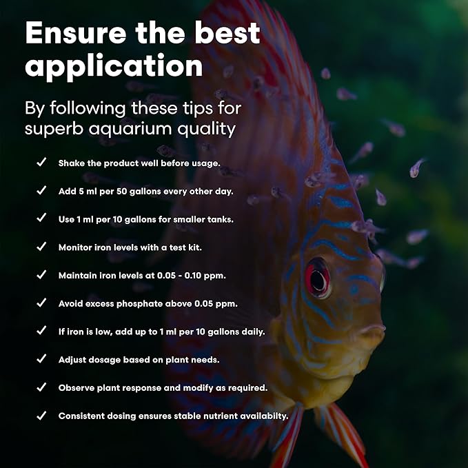 Brightwell Aquatics Florin-Fe Iron Supplement for Planted Aquariums – Dual-Action Iron Source for Plant Growth, Chlorophyll & Vibrant Foliage – Daily Dosing, 125 ml