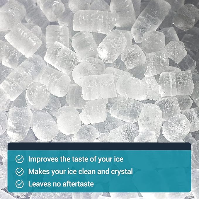 Gevi Household Ice Maker Descaling Powder | 4 Use & Individually Packed for Each Use | Organic Citric Acid Descaler Compatible with All Major Brands