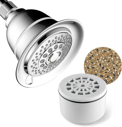 AquaCare by HotelSpa 1139 Replacement Disposable Enriched KDF Cartridge for Compact Universal Shower Filter or Filtered Shower Heads/Handheld Showers