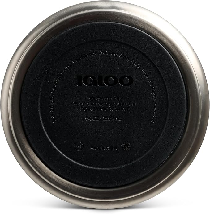 Igloo Rival Fusion 54 Oz Stainless Steel Sport Bottle | Insulated Water Jug | Carolina Blue