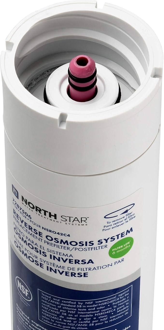 Northstar Reverse Osmosis Filter Set - Contains Membrane 7287514 and New Pre and Post Filter Set NSROPF4 (Replacement for set 7287506) with Maintenance Reminder Tag - Authentic NorthStar OEM
