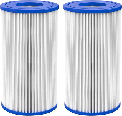 The Pod Company Chiller Replacement Filters – 2 Pack, 20 Micron Pleated Cartridge, 6" x 3" OD x 3" ID (For Cold Plunge Water Chillers) | Pleated Cartridge, 3" OD x 3" ID, For Cold Plunge Water Chillers