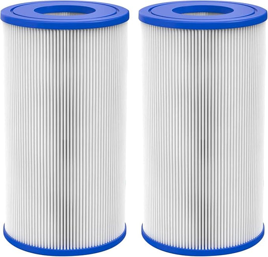 The Pod Company Chiller Replacement Filters – 2 Pack, 20 Micron Pleated Cartridge, 6" x 3" OD x 3" ID (For Cold Plunge Water Chillers) | Pleated Cartridge, 3" OD x 3" ID, For Cold Plunge Water Chillers