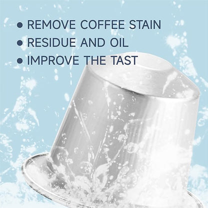 Cleaning Capsule Compatible with Nespresso Machine, 6ct Cleaning Pods for Nespresso Originaline coffee machine, Descaling solution