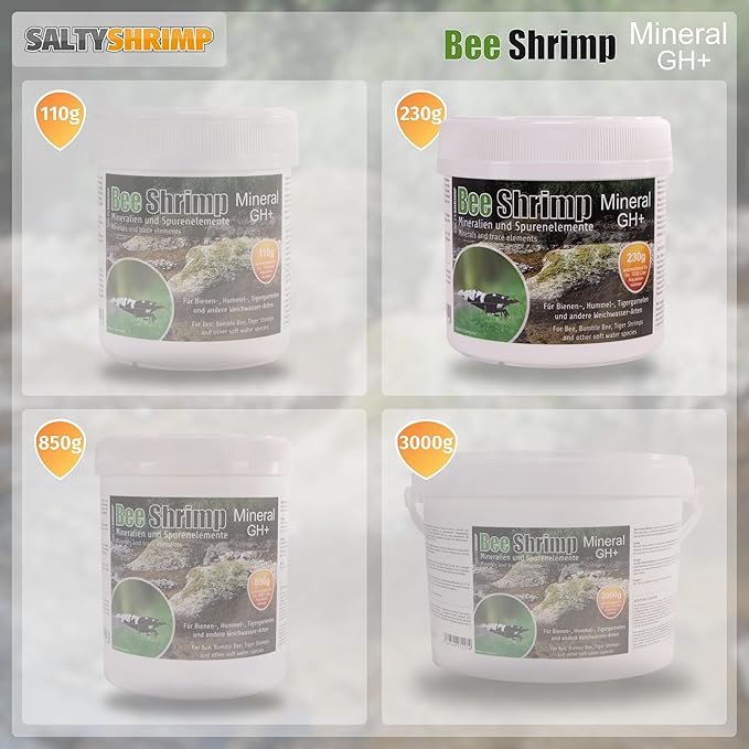 Salty Shrimp Bee Shrimp Mineral GH+ 230G