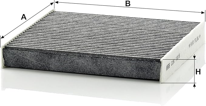 MANN-FILTER CUK 1919 Cabin Air Filter - Pollen Filter with Activated Carbon