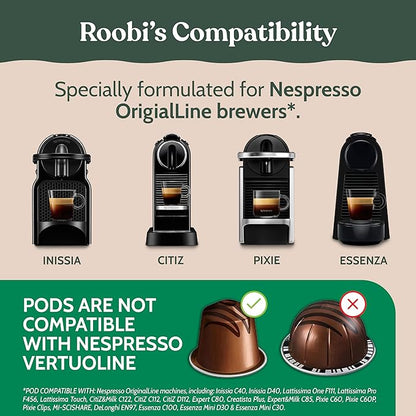 Roobi Cleaning Pods Compatible with Nespresso. Includes 1 Reusable Pod & 12 Cleaning Tablets. Specially Formulated for Originaline Machines. 1 Year Supply.