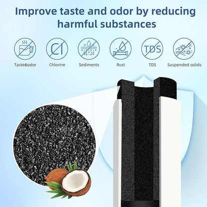 SETFEEL DA97-17376B Water Filter Replacement for Samsung Rs27t5200sr Haf-qin/exp Haf-qin Da97-08006c Hafqin Rf28t5001sr Rf27t5201sr Rs22t5201sr Rf29a9671sr Rf27t5241sr Rf27t5201sg, 1 Pack