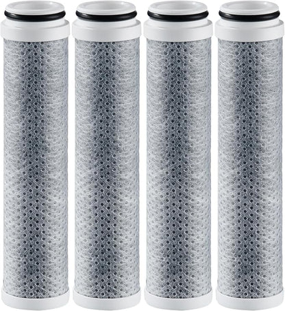 Cobbe 4 Pack Replacement Filters for Handheld Shower Head - Filters Over 99% Of Chlorine - Water Softener Filters Beads for Hard Water