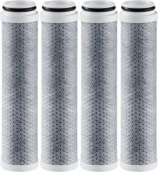 Cobbe 4 Pack Replacement Filters for Handheld Shower Head - Filters Over 99% Of Chlorine - Water Softener Filters Beads for Hard Water