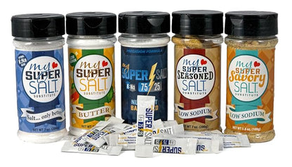 My SUPER SALT Butter - Functional Butter-Flavored Salt Alternative - 85% Less Sodium - Comfort Food Flavor with Smart Nutrition - 7 oz