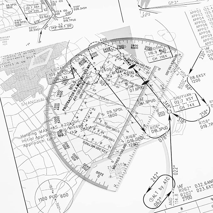 CYA MP-1 6" Half Circle Military Map Protractor - Mils Romer Scale Tool | Thick waterproof 6" half circle map protractor with mils & romer scales. Fits 1:25k, 1:50k & 1:100k UTM/MGRS charts.