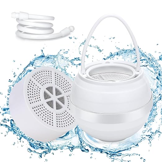 Bath Filter for Tub - 8 Stage BPA-Free Bath Water Filter – Premium Hard Water Filter for Tub & Faucet - Advanced Chlorine, Hard Water & Impurity Removal for Healthier Skin & Hair