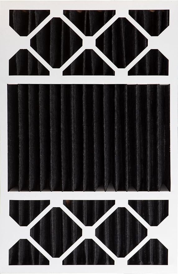Nordic Pure 16x25x5 (Actual Size: 15 3/4 x 24 3/4 x 4 3/8) Honeywell/Lennox Replacement Odor Reduction Merv 8 Filter 2 PK
