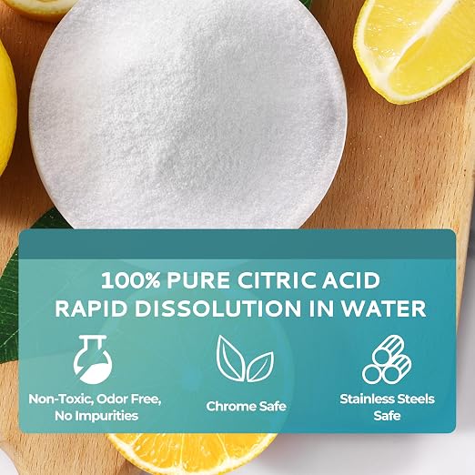 EUHOMY Ice Maker Cleaner & Descaler | 12 Use & Individually Packed for Each Use | Ice Machine Cleaner with Organic Citric Acid Descaling Powder Compatible with All Brands