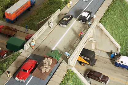 Walthers Cornerstone HO Scale Street System- Arched Road Bridge Kit