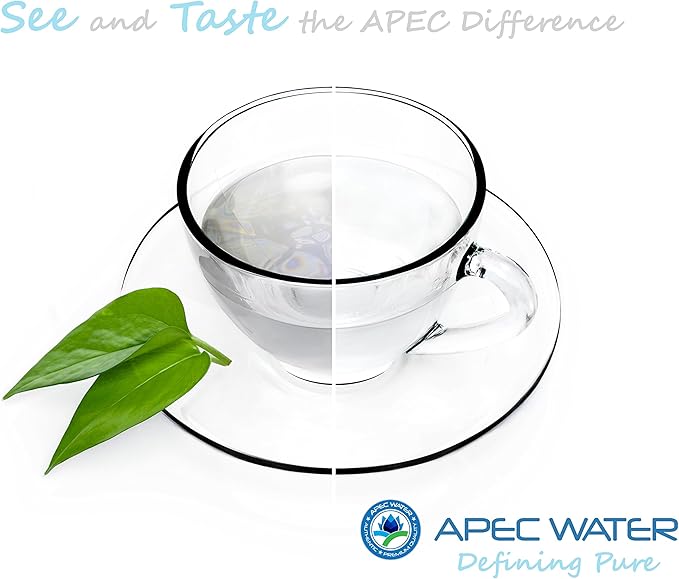APEC Water Systems RO-PUMP-120V Top Tier Ultra Safe Reverse Osmosis Drinking Water Filtration System with US Made Booster Pump