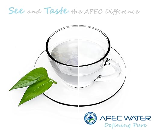 APEC Water Systems RO-CTOP-C Portable Countertop Reverse Osmosis Water Filter System with Case, Installation-Free, Fits Most Standard Faucet