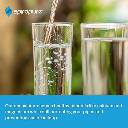SpiroPure 20x2.5 Hard Water Filter Salt Free Softener Descale Polyphosphate