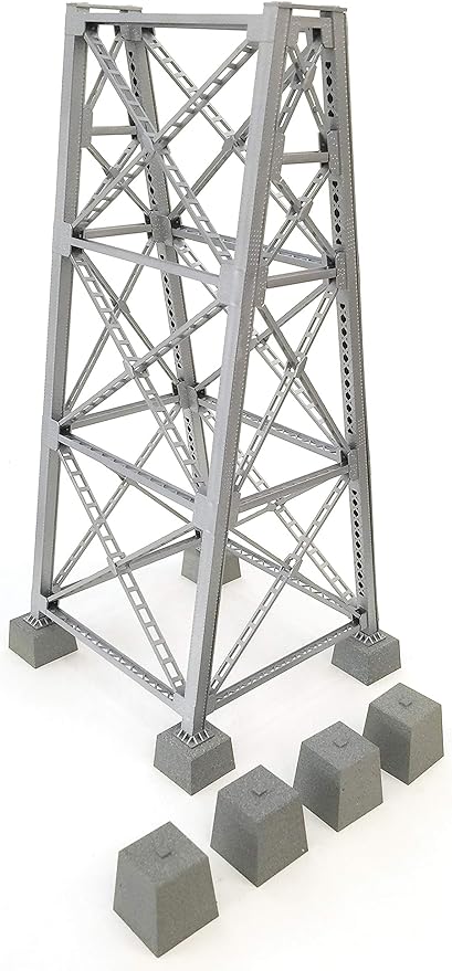 Walthers Cornerstone HO Scale Steel Railroad Bridge Tower - Kit