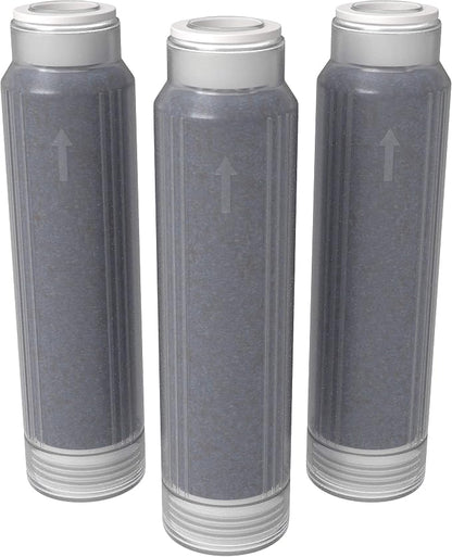 AQUATICLIFE Reverse Osmosis 10-Inch Mixed-Bed Color Changing Deionization Resin Filter Cartridge for RO/DI System Units, 3-Pack