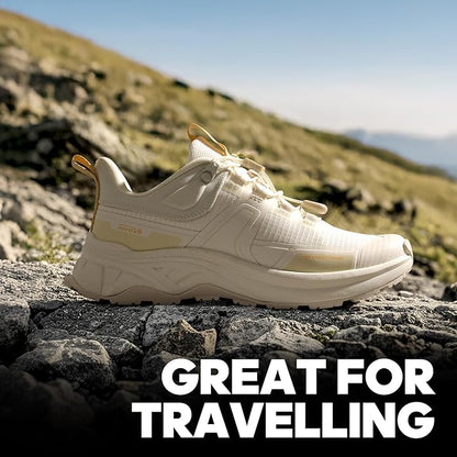 NORTIV 8 Women's Lightweight Hiking Shoes Quick Laces Outdoor Fashion Sneakers Gladiator