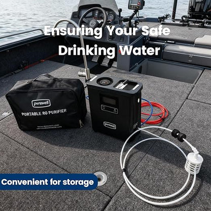 K8680-Soft Float 10-Stage 0.0001 Micron RV Water Filter System - Upgrade Replacement Soft Float for Outdoor Portable RO Water Purifier, Ensures Clean & Safe Drinking Water