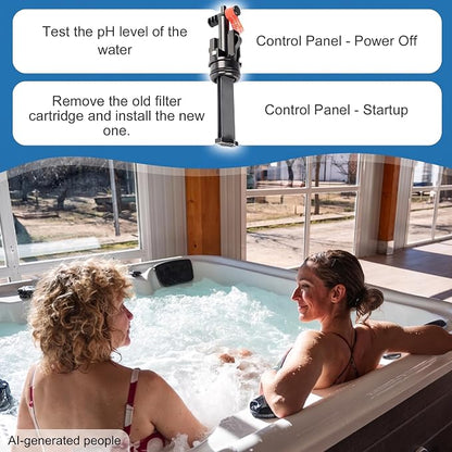 PakaLife Salt System Cartridge 3-Pack, for Freshwater Spa Salt Maintenance, Keeps Water Fresh & Clear, Salt Water Hot Tub & Hot Tub Salt, Fits 2026+ Hot Spring Highlife & Limelight