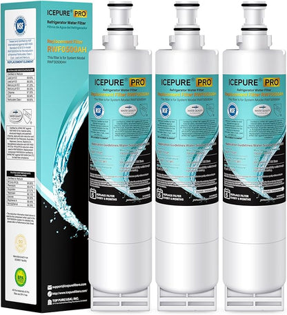 ICEPURE PRO 4396508 NSF401&473&53 Replacement for Whirlpool 4396510, EDR5RXD1, NLC240V, PNL240V, 4396508p, LC400V, WF-NLC240V, 46-9010, Everydrop Filter 5， Remove PFAS PFOA PFOS, Heavy Metals, 3 PACK