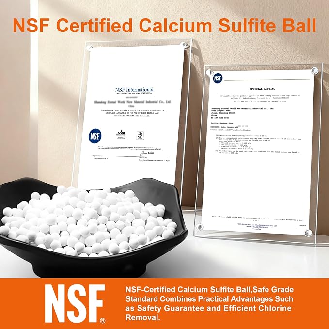 BBLIFE Shower Filter for Hard Water with NSF Certified KDF Filter Media | Multi-Stage Filtration, NSF Certified KDF, Carbon & Calcium Sulfite Reduces Chlorine, Odors & Impurities, Easy Installation